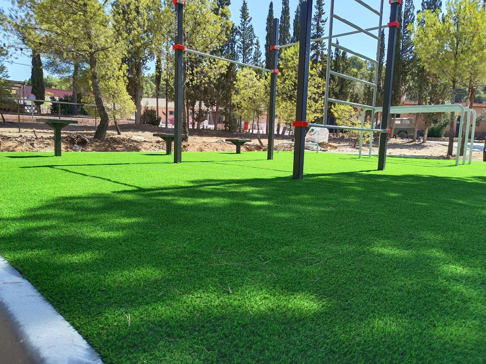 Área de ejercicio completa